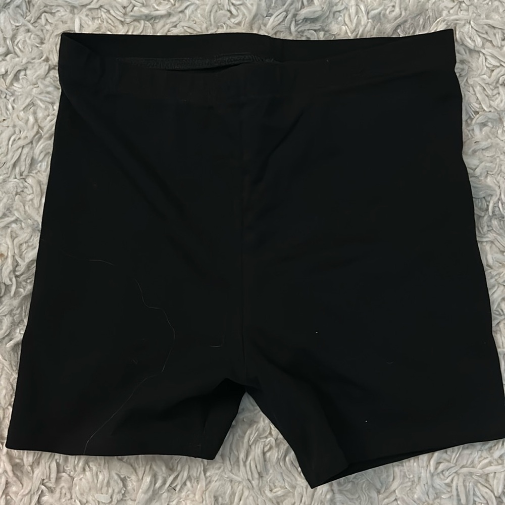 High rise biker shorts